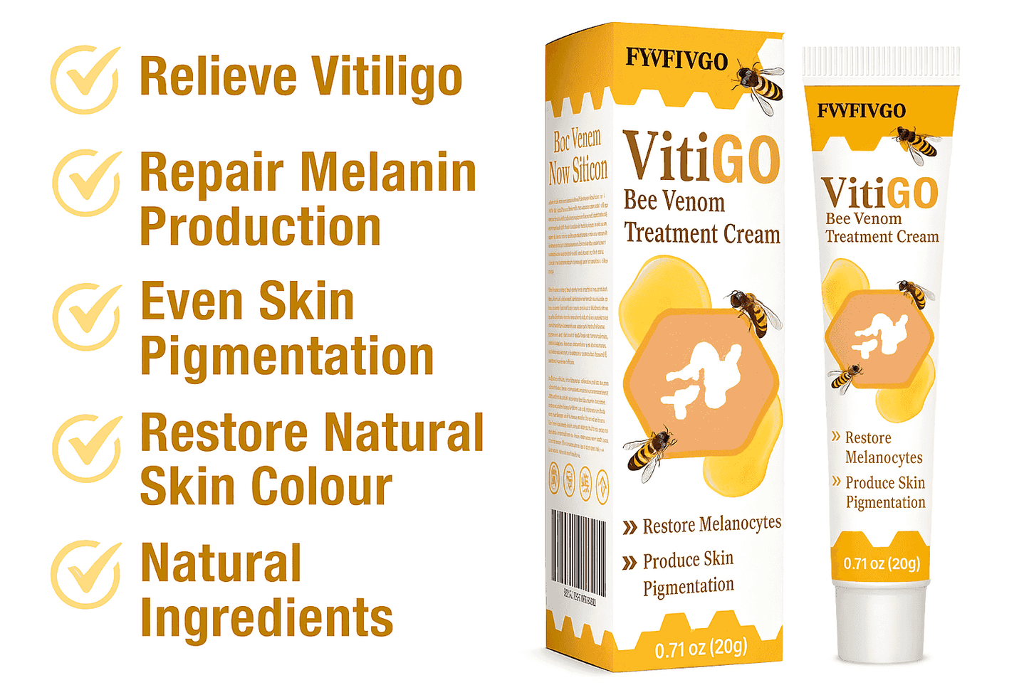 New Revitalizing Bee Venom Cream Natural Skin Restoration. Buy 1 - Get 2 Free. Pay only ā¹599 (Save ā¹900)